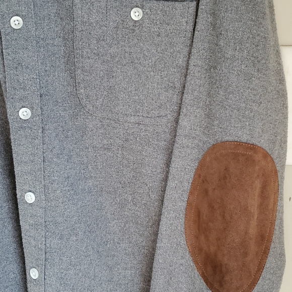 J crew wool blend elbow patch button down Large - Picture 2 of 6